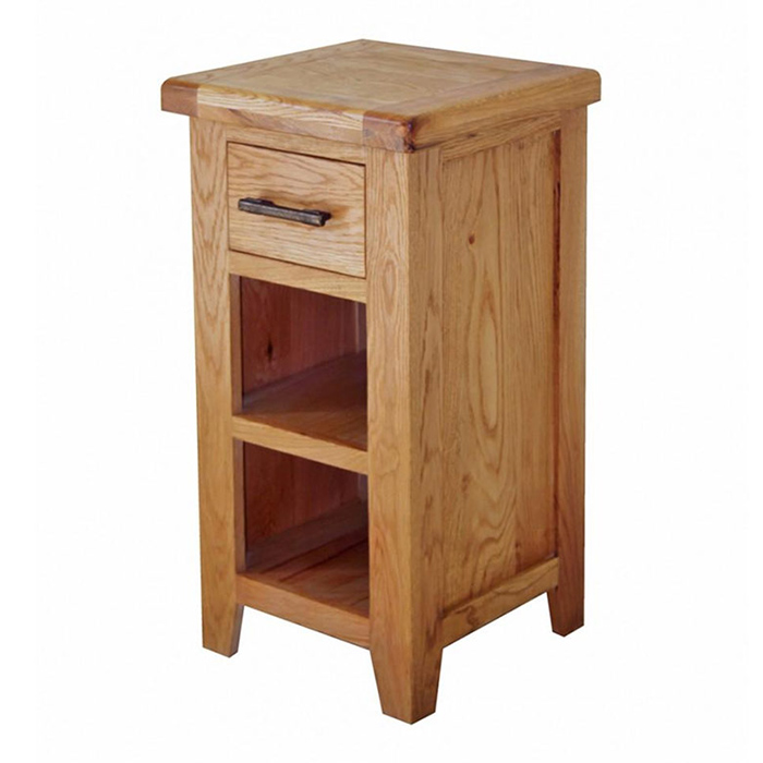 Hampshire Telephone Table With Two Shelf and Drawer - Click Image to Close